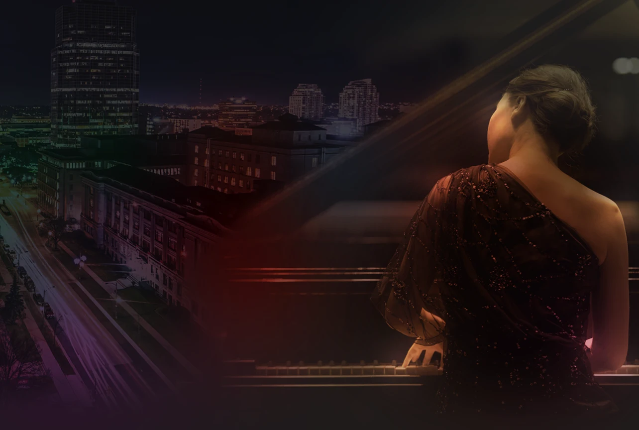 musician playing piano